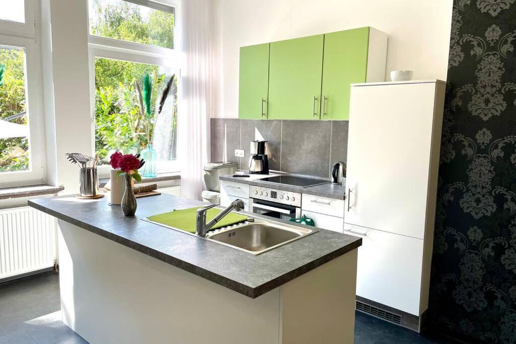 Villa Einhorn: Altstadt Loft Mit Privater Terrasse Goslar Extérieur photo